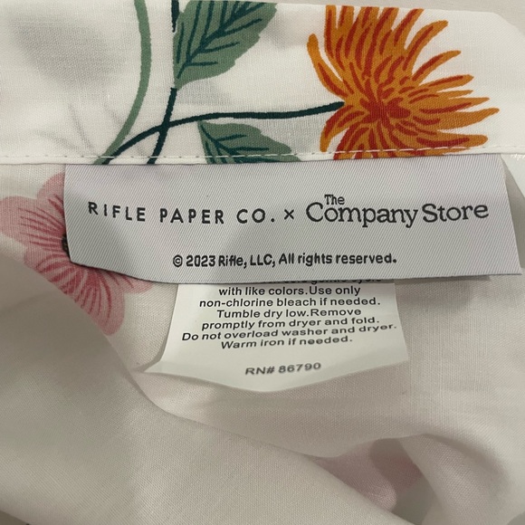 RIFLE PAPER DITSY DAHLIA FULL DUVET COVER - Picture 6 of 6